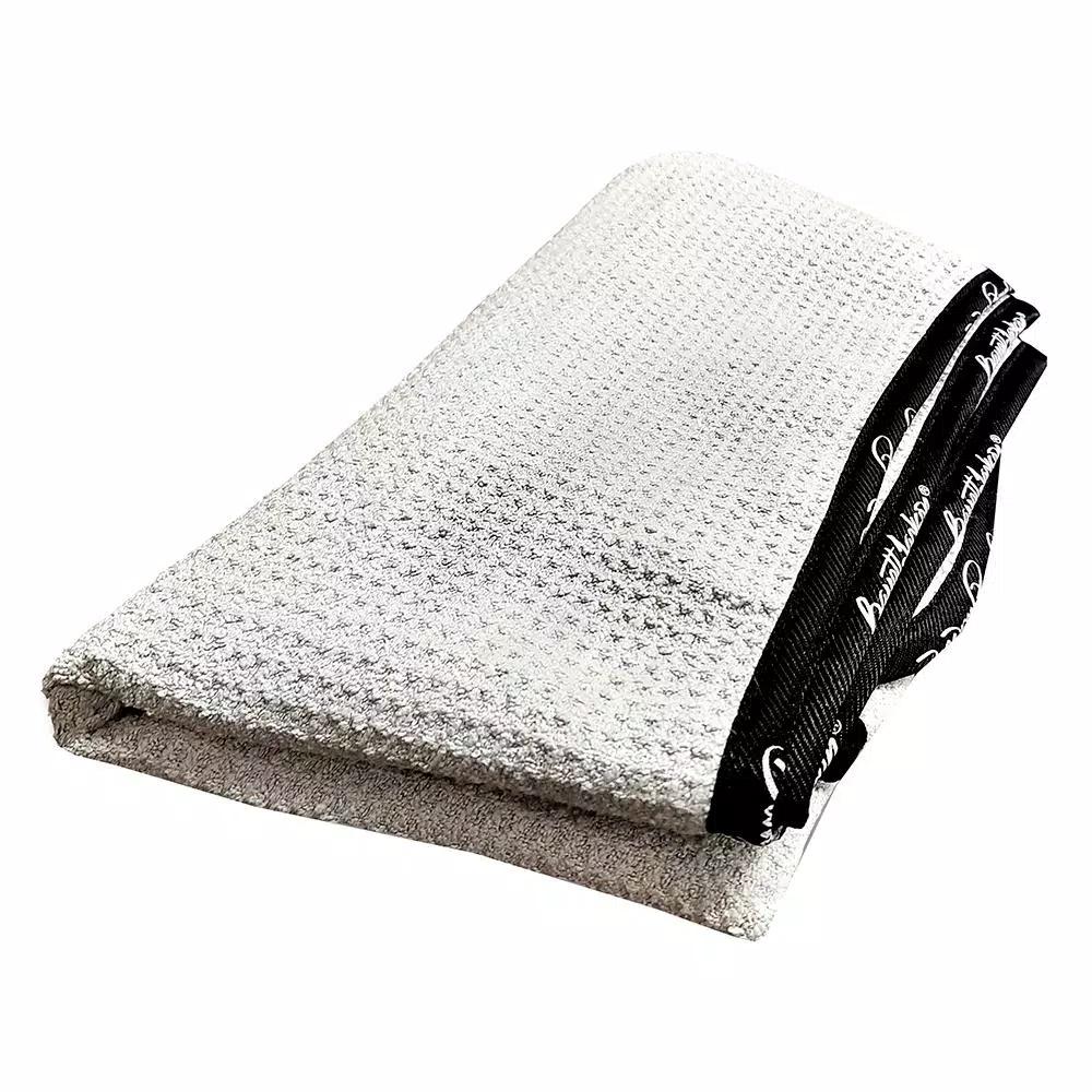 Barrett-Jackson Waffle Weave Drying Towel Kit - 2 Piece Car Care Set