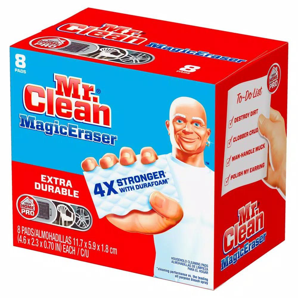 Mr. Clean Magic Eraser Extra Power Durable Scrubbers, 8-Pack (Case of 6)