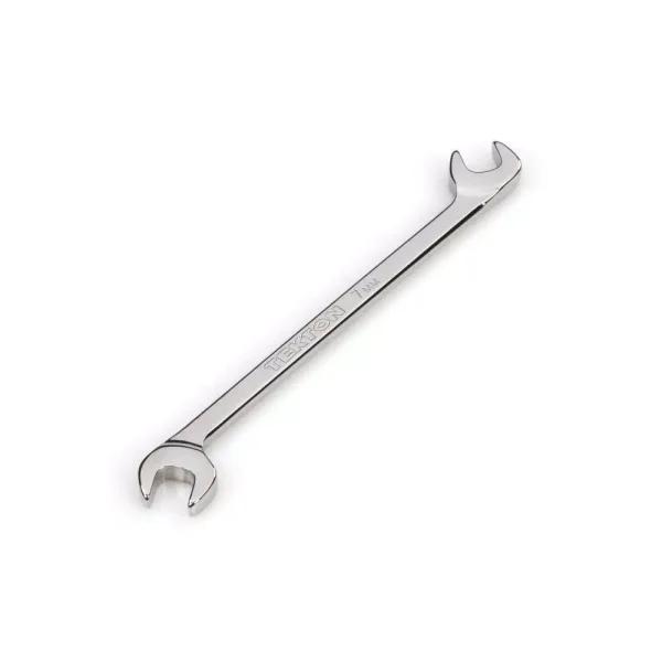 TEKTON 7 mm Angle Head Open End Wrench, 60° Offset, 4140 Chrome Moly Steel
