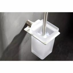 ANZZI Essence Series Stainless Steel Toilet Brush Holder, Brushed Nickel thumbnail 3