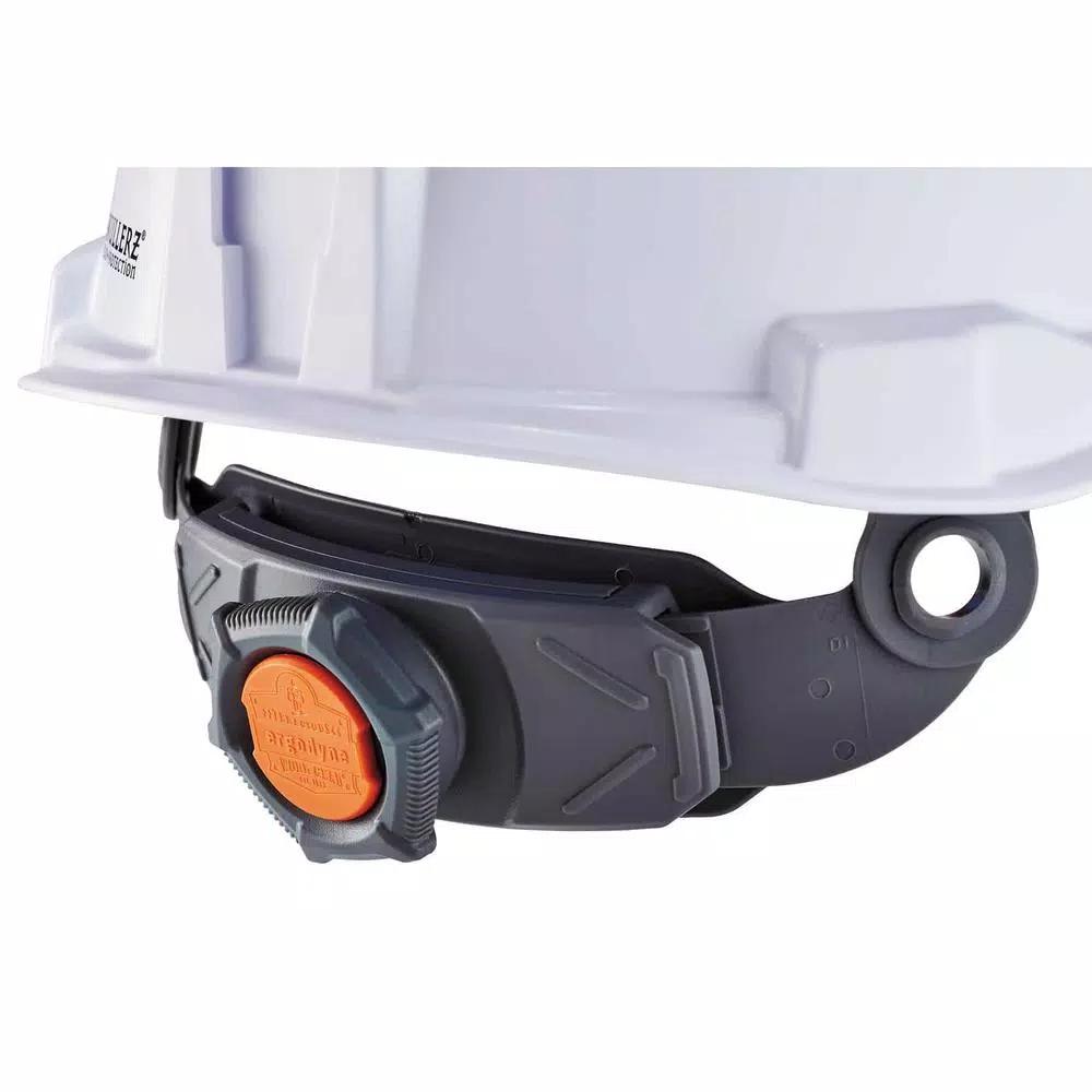 Ergodyne Skullerz 8970 Class E White Cap Style Hard Hat with Ratchet Suspension