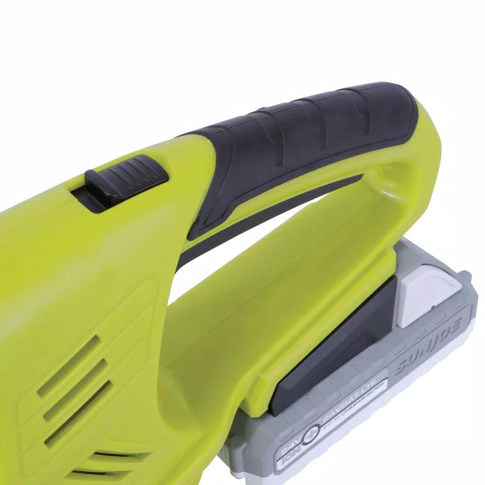 Sun Joe 24V Cordless 18 in. Hedge Trimmer Kit with 2.0 Ah Battery and Charger