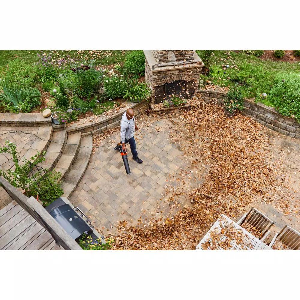 Worx 12 Amp Electric Turbine Handheld Leaf Blower, 800 CFM, 135 MPH