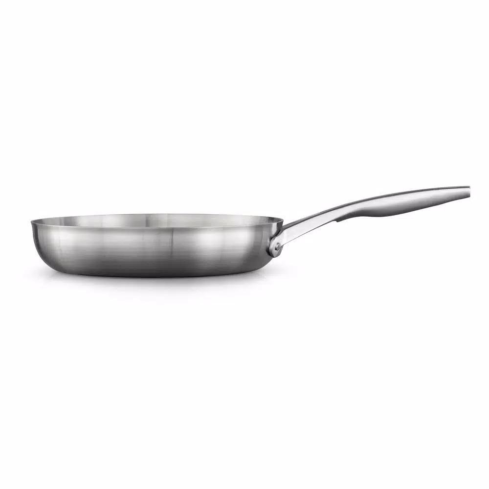 Calphalon Premier 10 in. Stainless Steel Frying Pan with 3-Layer Construction