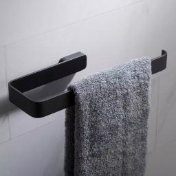 KRAUS Stelios Matte Black Solid Brass Hand Towel Ring thumbnail 2