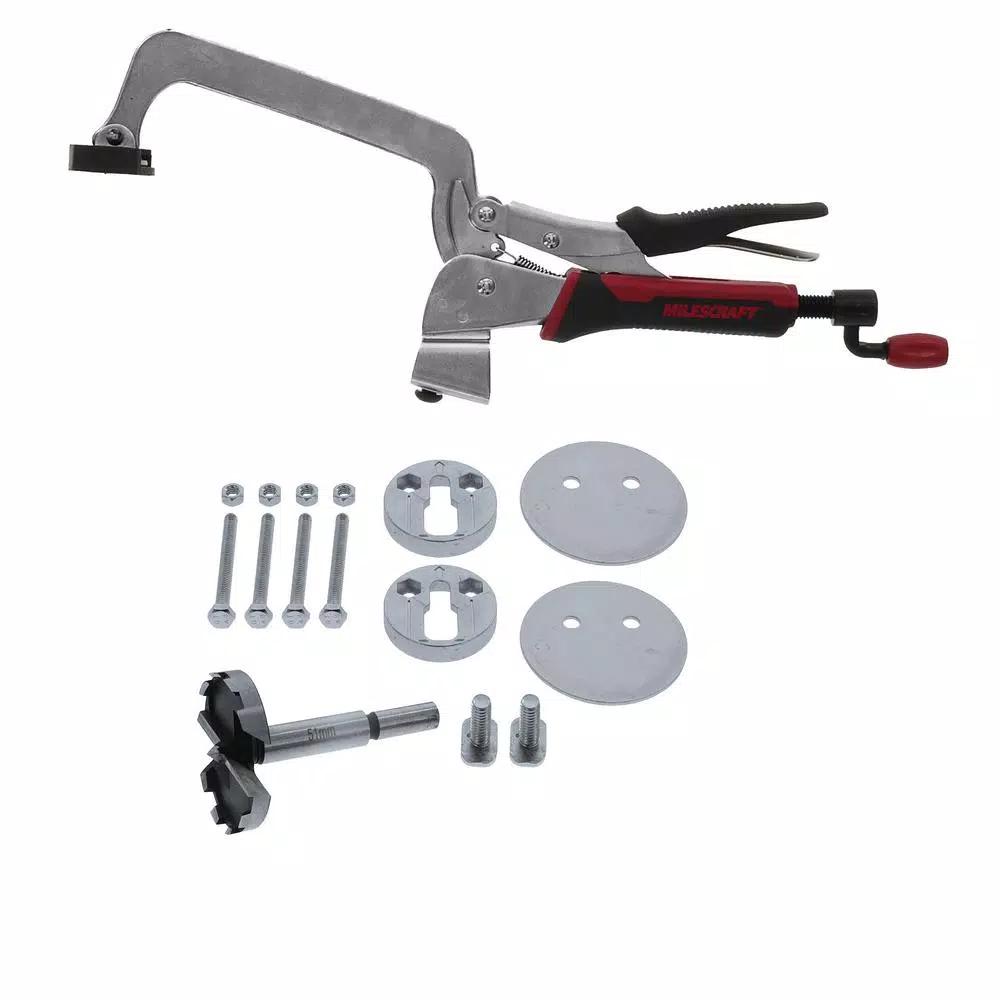 Milescraft 6 in. Bench Clamp and Attachment Set with ClampAnchor Set