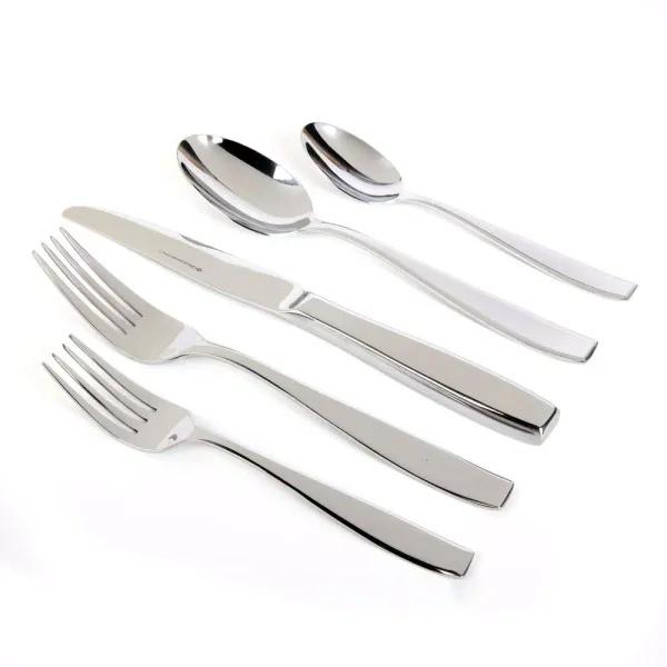 Gibson Castleford 20-Piece Mirror Polish Stainless Steel Flatware Set, Service for 4