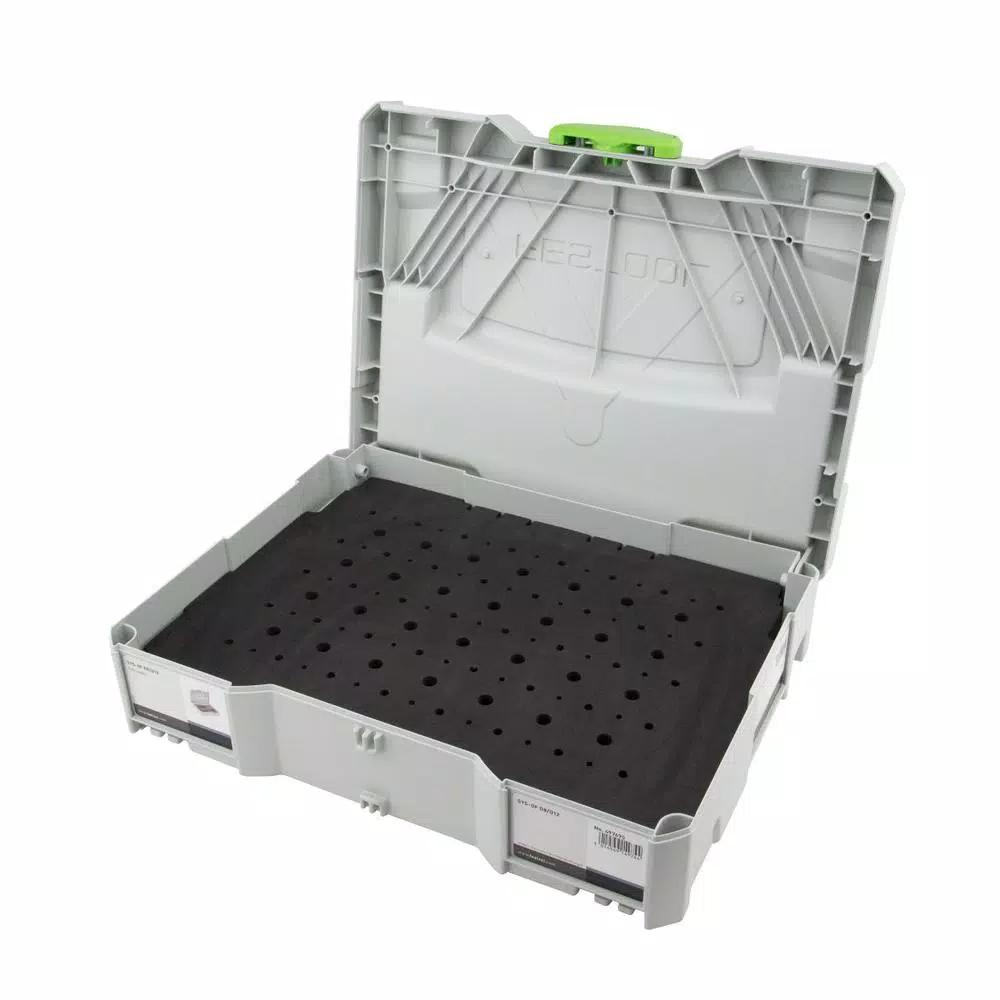 POWERTEC Router Bit Storage Tray for Festool Systainer SYS 1, High Density Foam