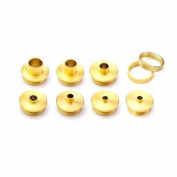 POWERTEC 9-Piece Brass Router Template Guide Bushing Set with Carrying Case thumbnail 2