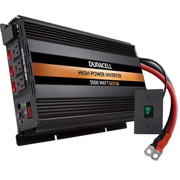 Duracell DRINV3000 3000-Watt High Powered Power Inverter with Digital Display