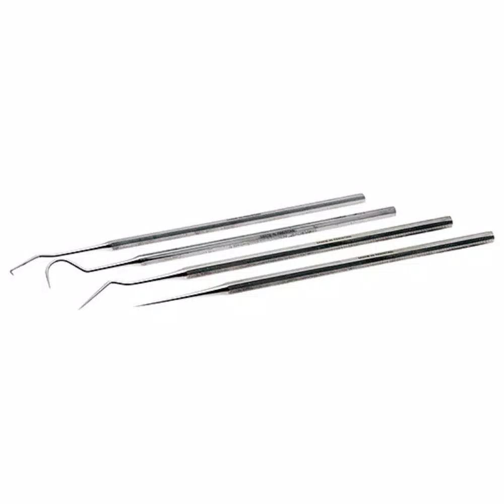Aven 4-Piece Stainless Steel Precision Probe Set for Soldering and Micro Positioning
