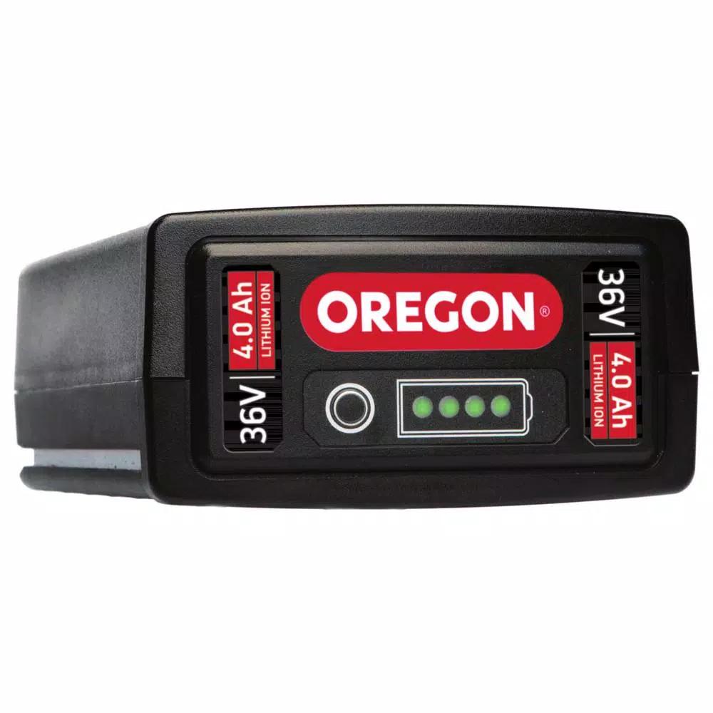 Oregon 40V Brushless Lithium-Ion Cordless Walk Behind Push Lawn Mower with 4.0 Ah Battery and Charger, 16 in.