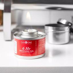 Unbranded Gas One CFD-6 Diethylene Chafing Fuel - 6 Hour Burn Time for Catering and Buffets thumbnail 5