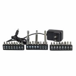 Freeman P36VCS 3.6V Cordless Electric Screwdriver Kit with 26-Piece Bit Set and Case thumbnail 5