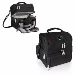 Picnic Time Pranzo San Jose Sharks Insulated Lunch Bag and Picnic Tote - Black thumbnail 2