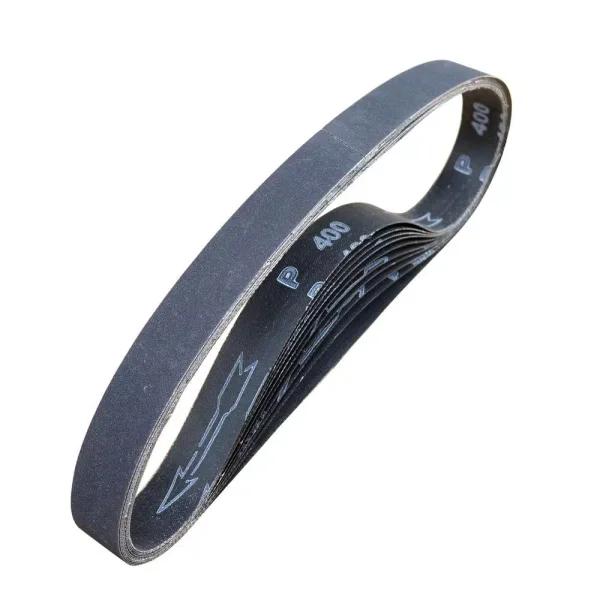 POWERTEC 600 Grit Silicon Carbide Sanding Belts, 1 in. x 30 in. (10-Pack)