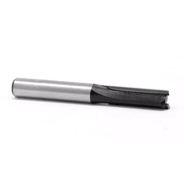 WEN 1/4 in. Straight 2-Flute Carbide Tipped Router Bit, 1/4 in. Shank