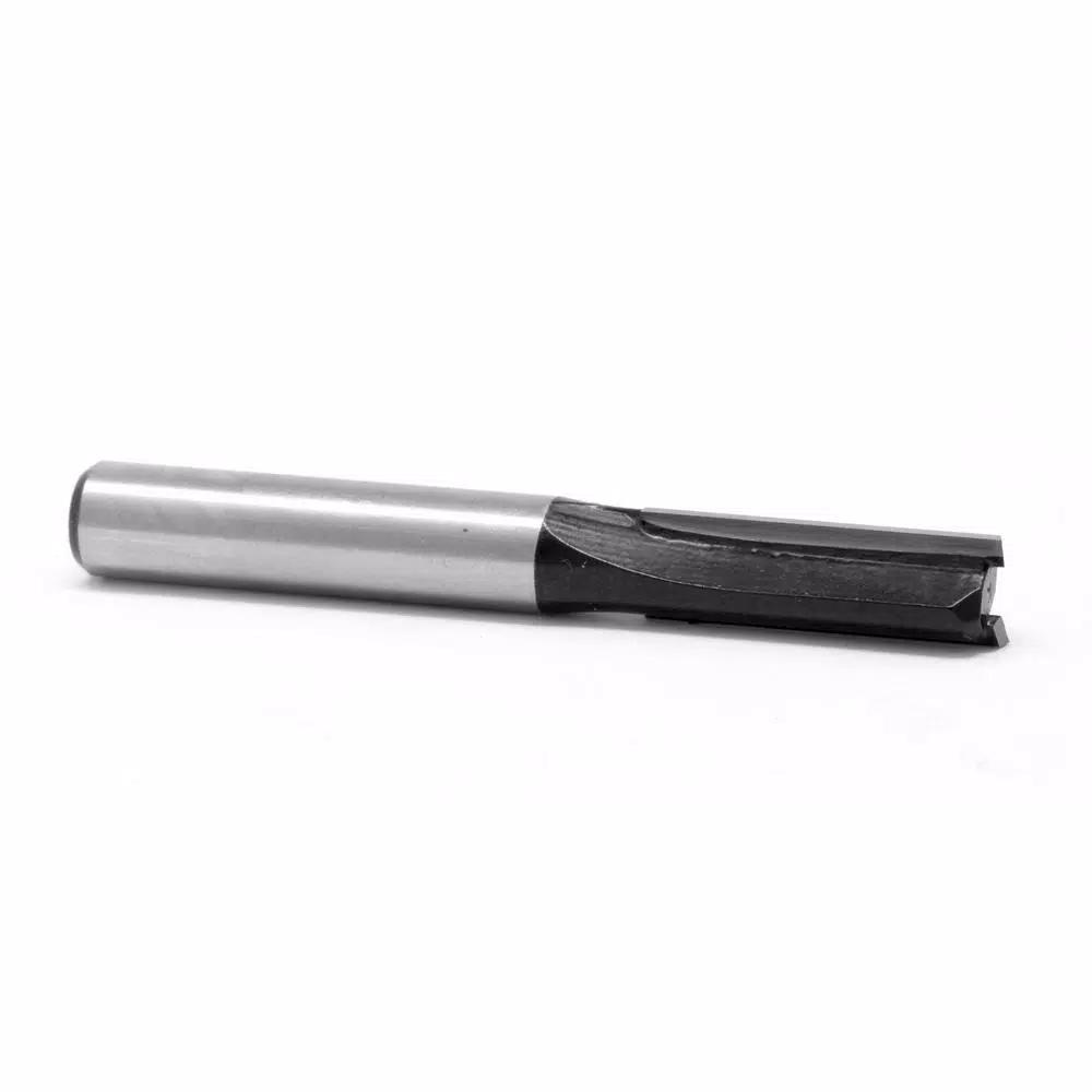 WEN 1/4 in. Straight 2-Flute Carbide Tipped Router Bit, 1/4 in. Shank