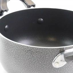 Better Chef 4 Qt. Round Aluminum Nonstick Dutch Oven with Glass Lid, Gray thumbnail 4