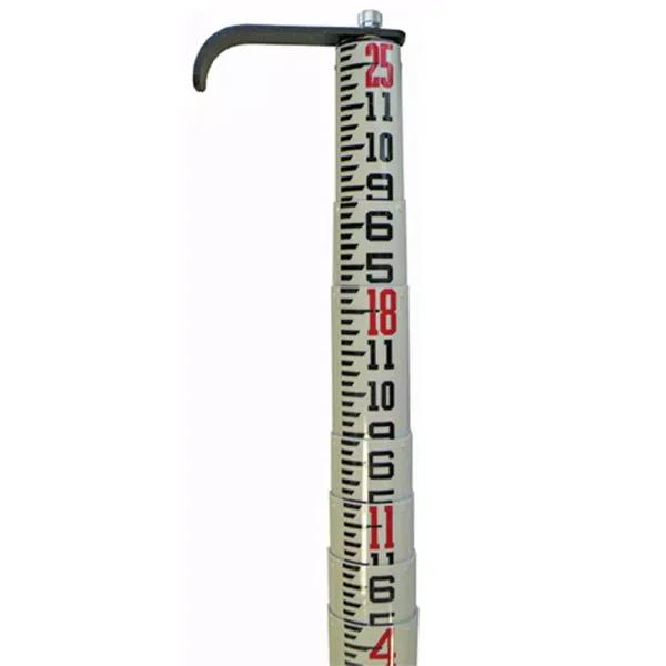 Jameson 25 ft. Oval Telescoping Measuring Pole, Non-Conductive Fiberglass