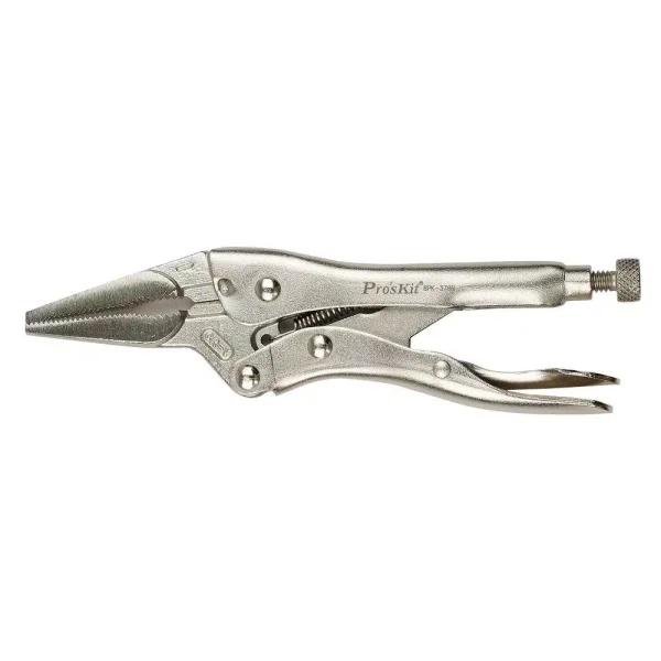 Pro'sKit 6 in. Long Nose Locking Pliers, Heavy Duty Heat-Treated Steel