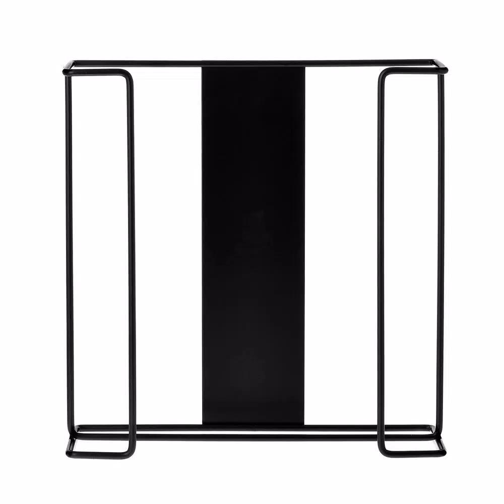 Alpine Industries Double Box Metal Wire Wall Mounted Glove Dispenser, Black