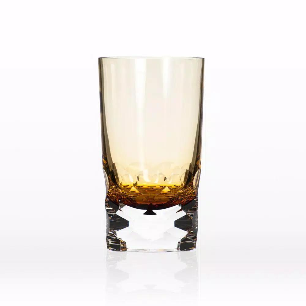 Rolf Glass Vienna 14 oz. Amber HiBall Glassware Set of 2