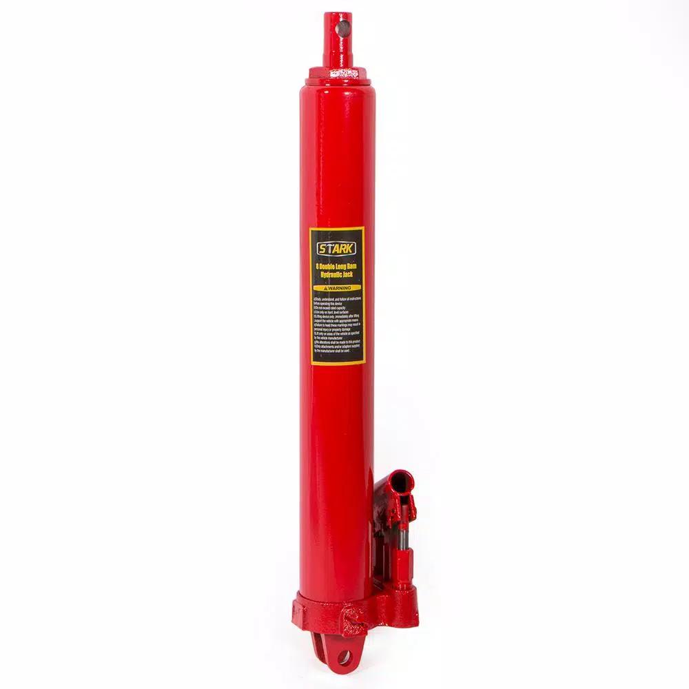 Stark 8-Ton Long Hydraulic Ram Jack Double Pump Engine Hoist Lifter, 16,000 lb Capacity