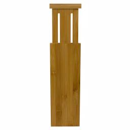 Unbranded Natural Bamboo Drawer Organizer Divider - 12.5 in. x 4 in. Tension Spring Partition thumbnail 2