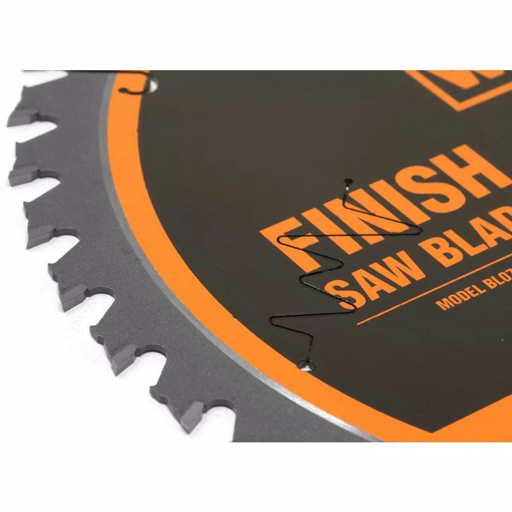 WEN 7.25 in. 40-Tooth Carbide-Tipped Professional Finish Saw Blade for Miter and Circular Saws