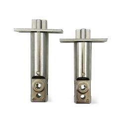 Premier Lock Grip Tight Tools Satin Chrome Mechanical Push-Button Keyless Entry Lock with Holdback thumbnail 4