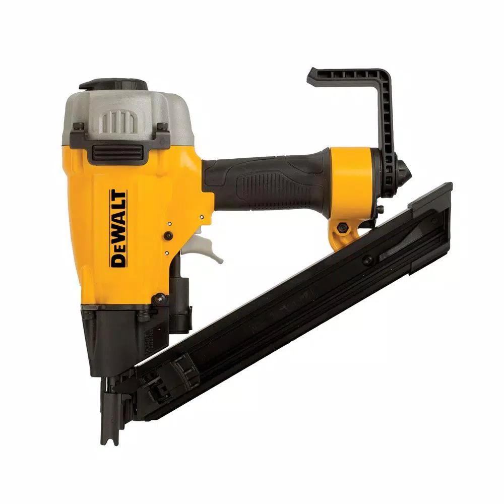 DEWALT 35-Degree Pneumatic Metal Connector Nailer, Compact Air Nailer for Tight Spaces