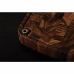 Ironwood Carolina Acacia Wood End Grain Cutting Board, 18 x 18 x 3 in thumbnail 8