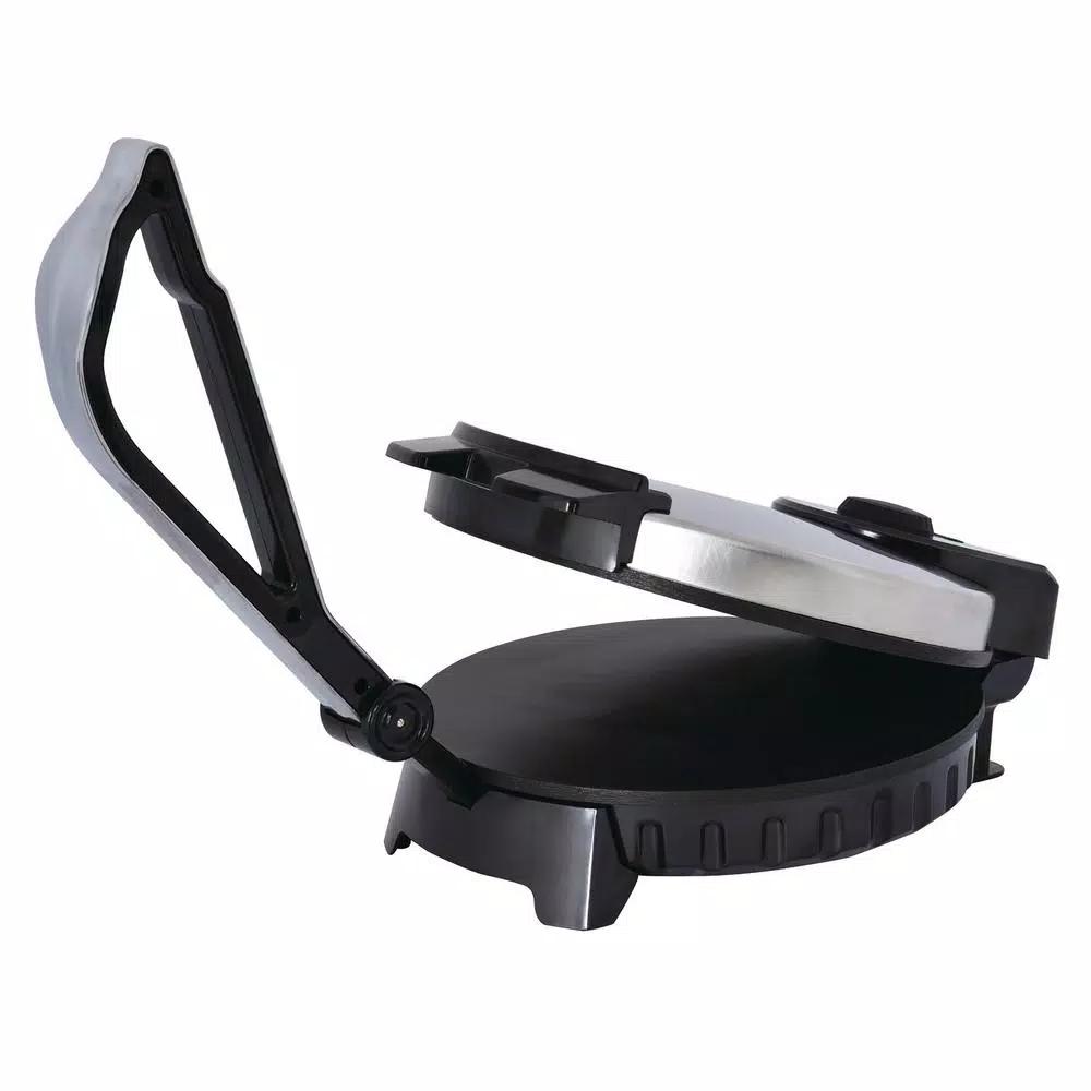 Brentwood Appliances TS-128 10 in. Nonstick Electric Tortilla Maker, Stainless Steel