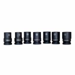 Steelman PRO 79350 1 in. Drive Metric Deep Thin Wall Impact Socket Set, 7-Piece thumbnail 2