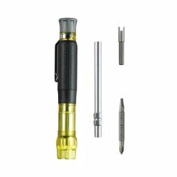 Klein Tools 3-in-1 HVAC Pocket Multibit Screwdriver with Concealable Tips and Schrader Bit thumbnail 11