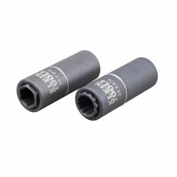 Klein Tools 1/2 in. Drive 2-in-1 Deep Impact Socket, 6-Point, 3/4 in. and 9/16 in. thumbnail 7