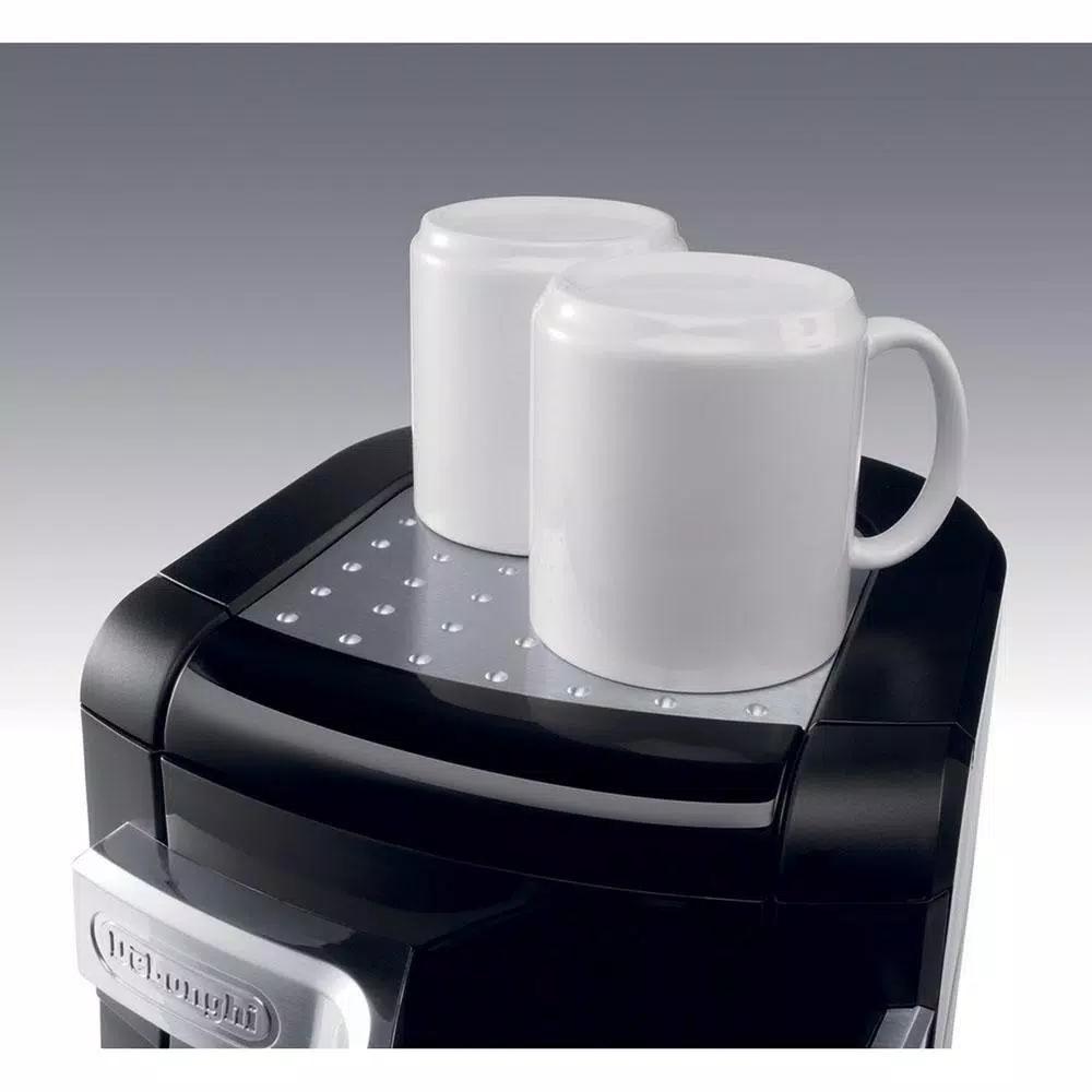 DeLonghi De'Longhi 10-Cup Black Stainless Steel Drip Coffee Maker with Thermal Carafe and Front Access