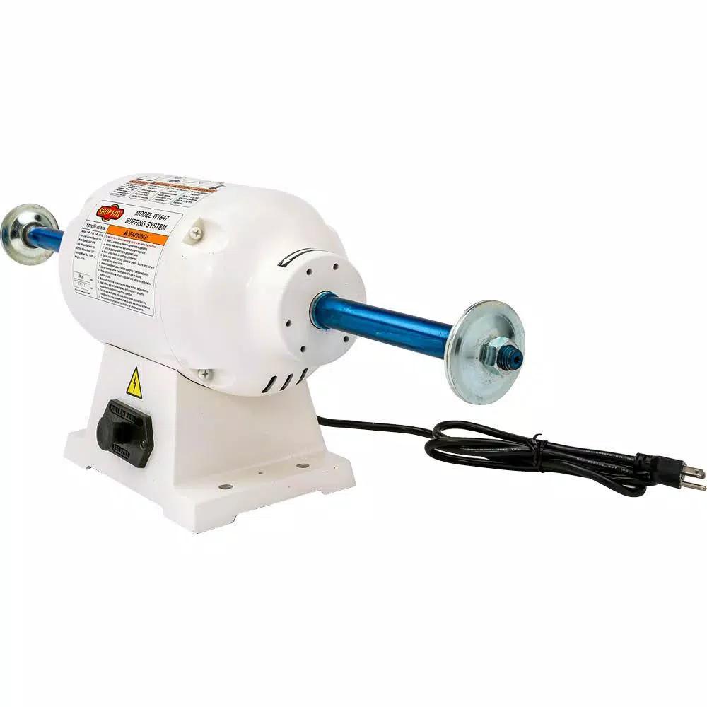Shop Fox W1847 1 HP Corded Buffing System, 110-Volt 10 Amp, 3450 RPM