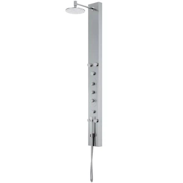 VIGO Dilana 66.875 in. Stainless Steel 6-Jet High Pressure Shower Panel System with Handheld Dual Shower