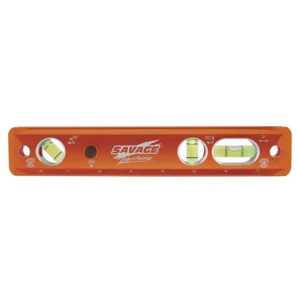 Swanson Savage 9 in. Lightning Lighted Magnetic Torpedo Level with LED Vials