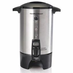 Hamilton Beach 45-Cup Stainless Steel Coffee Urn with One-Handed Dispensing thumbnail 4