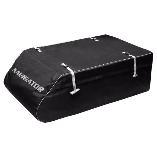 Unbranded Pilot's 15 cu. ft. Soft-Sided Waterproof Roof Cargo Bag, Black