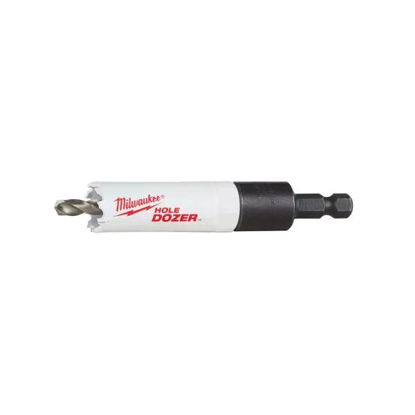 Milwaukee 3/4 in. Hole Dozer Bi-Metal Hole Saw with 3/8 in. Arbor and Pilot Bit