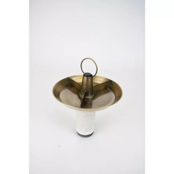 Unbranded Brass Finish Wine Bottle Topper Serving Tray with Spacers