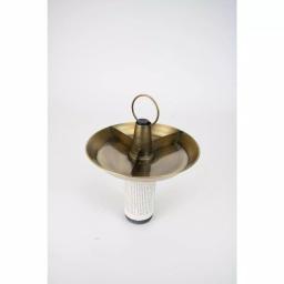Unbranded Brass Finish Wine Bottle Topper Serving Tray with Spacers thumbnail 1