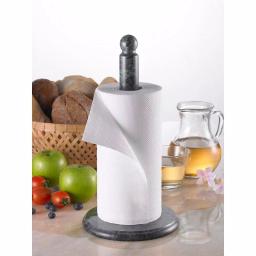 Creative Home Natural Green Marble Paper Towel Holder - 12.5 in. Heavyweight Kitchen Towel Dispenser thumbnail 6