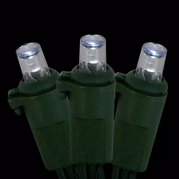 Northlight 300-Light Pure White Wide Angle LED Christmas Lights with Green Wire, 74.75 ft.