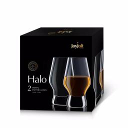 JoyJolt Halo 7.8 oz. Crystal Whiskey Glasses, Set of 4 thumbnail 5