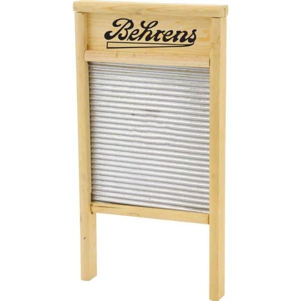 Behrens 24.5 in. Galvanized Steel Washboard with Pine Wood Frame